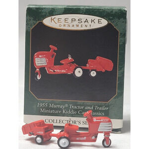 Hallmark Keepsake Miniature Collectors Ornament 1955 Murray Tractor Kiddie Car